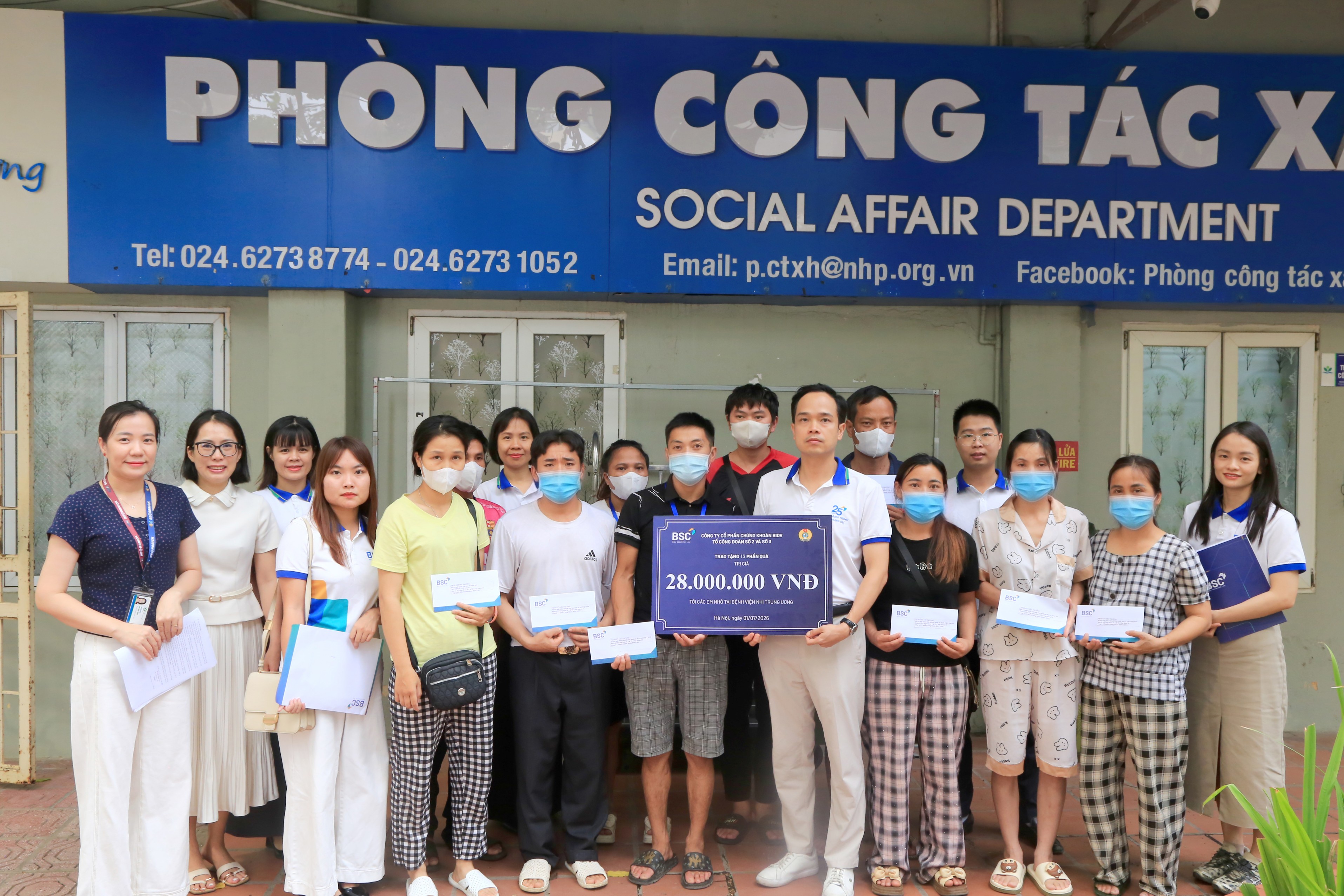 Chương trình an sinh xã hội Tổ Công đoàn 2 và 3 (thuộc BCH Công đoàn BSC)