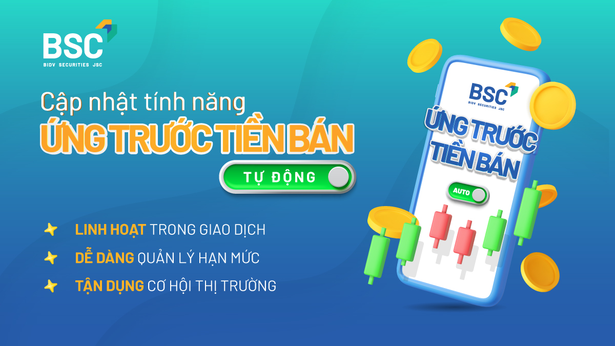 Cập nhật tính năng Ứng trước tiền bán tự động