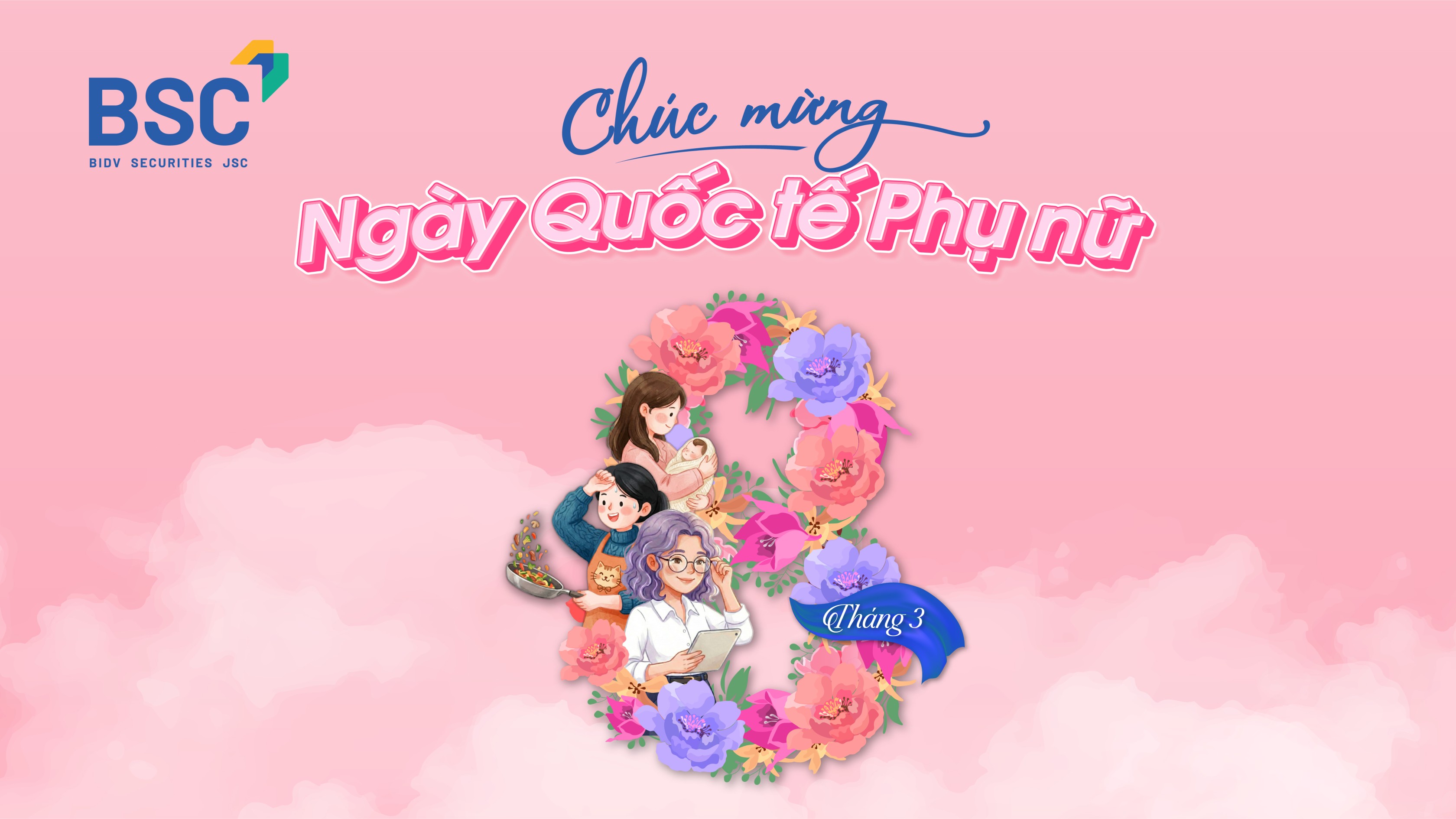 BSC chúc mừng ngày Quốc tế Phụ nữ 8/3 