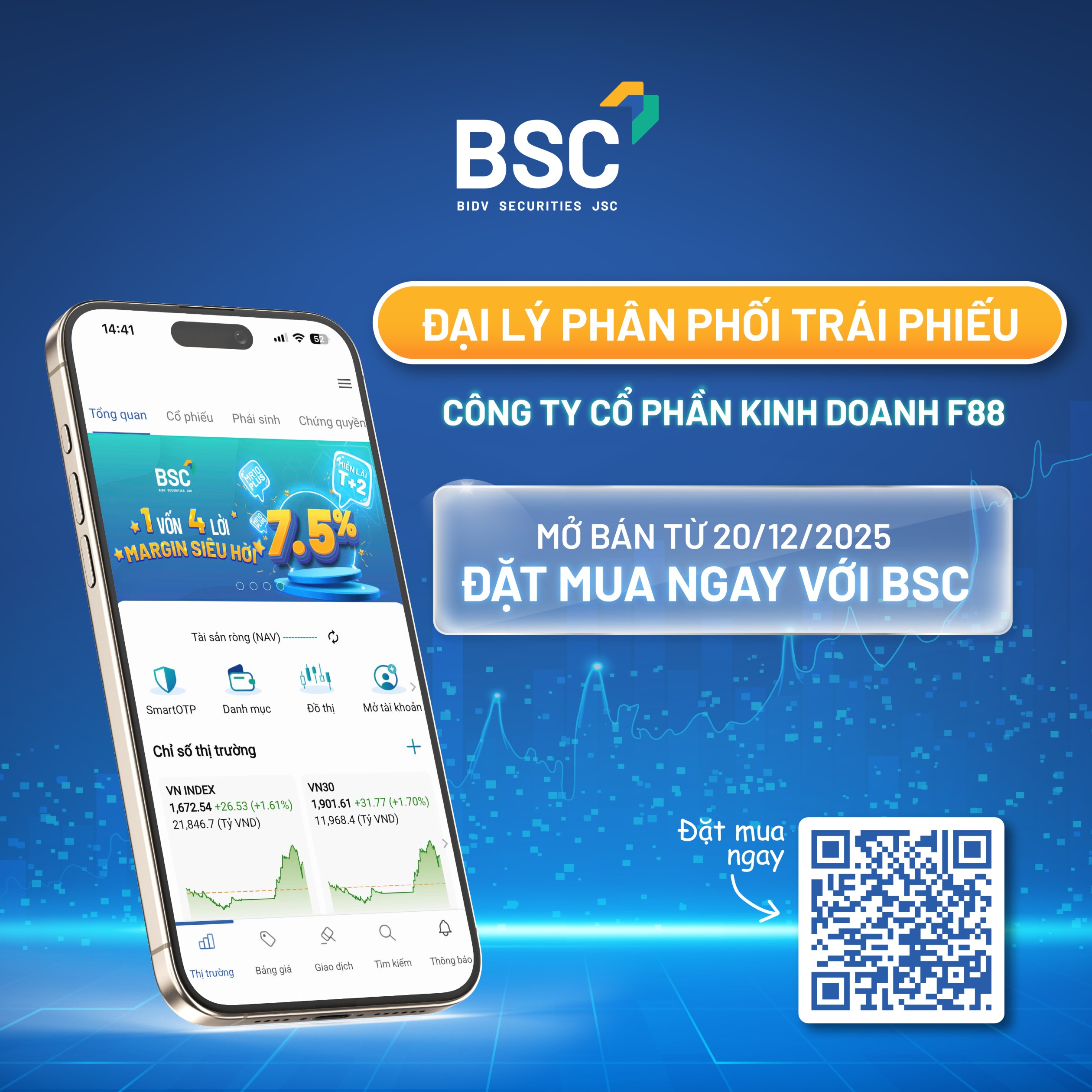 Hướng dẫn Nhà đầu tư đăng ký mua Trái phiếu ra công chúng (Đợt 1) của CTCP Kinh doanh F88 (Trái Phiếu F88BOND.PO.01) bằng hình thức trực tuyến