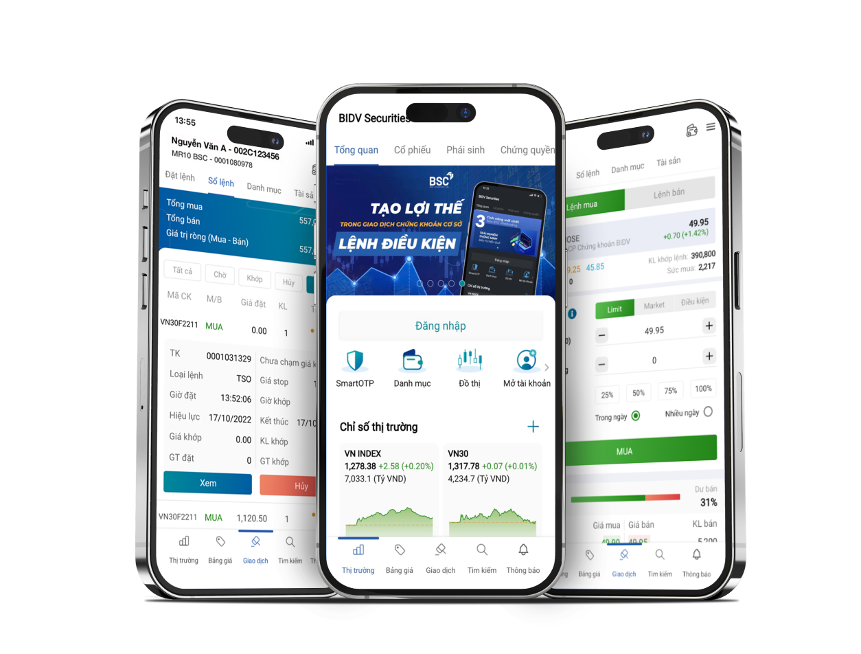 Dịch vụ chứng khoán - BSC